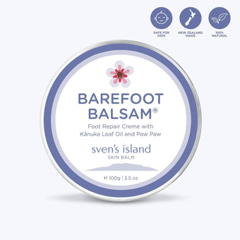 Sven’s Island New Zealand Barefoot Balsam - Foot and Leg Repair Cream Eczema Cream