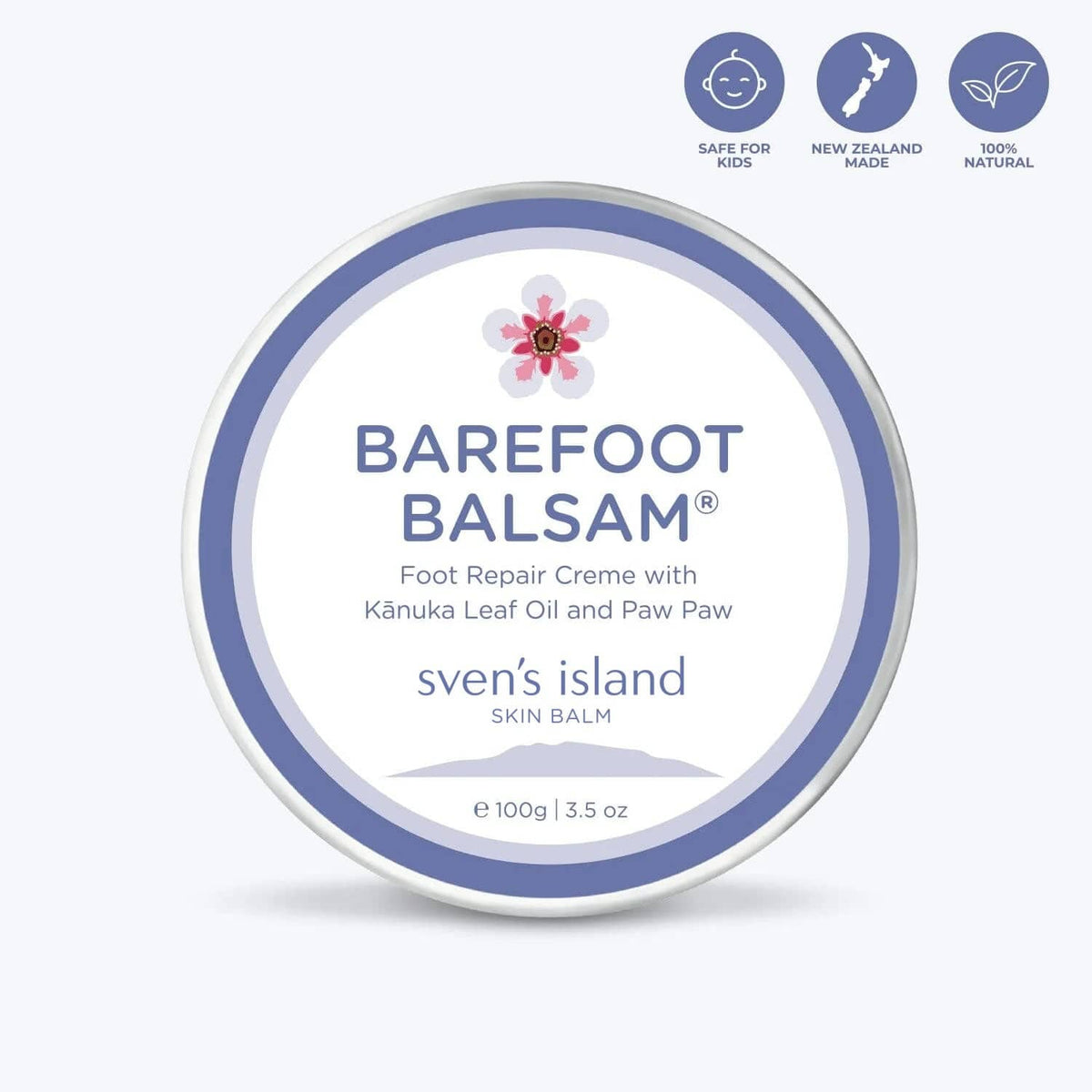 Sven’s Island New Zealand Barefoot Balsam - Foot and Leg Repair Cream Eczema Cream