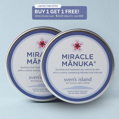 Sven’s Island New Zealand Miracle Manuka - Crème 250g BOGO Eczema Cream