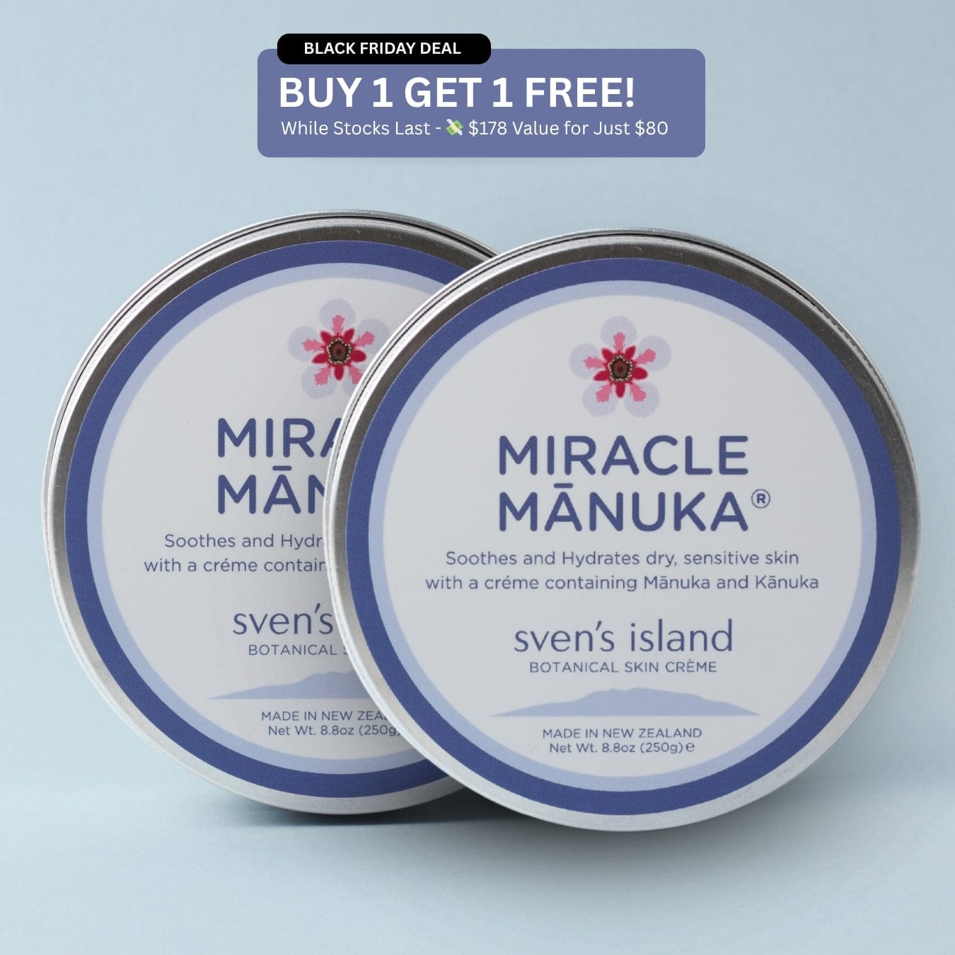 Miracle Manuka - Crème 250g BOGO